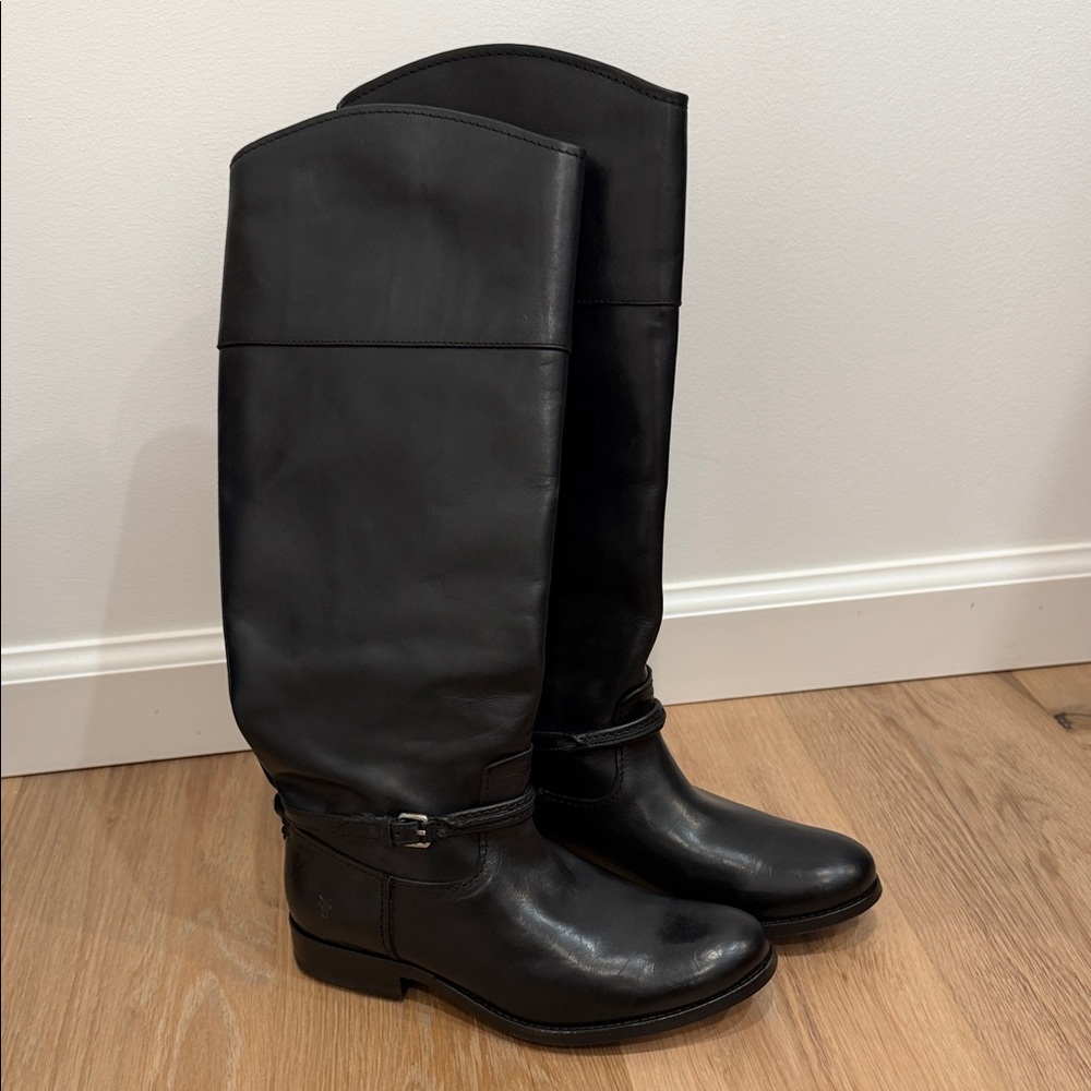 Frye Black Heeled Boots